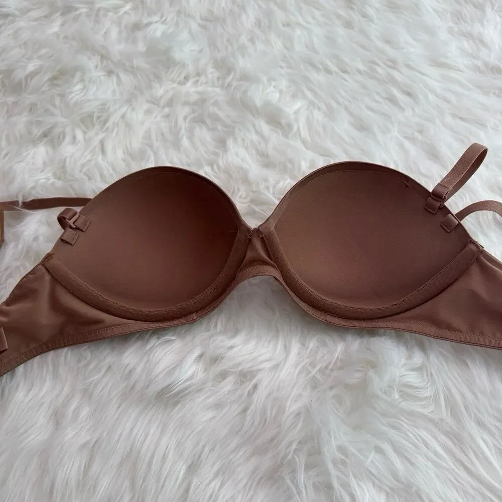 Skims Ultimate Push Up Strapless Bra Sienna Size 32D - Picture 7 of 8